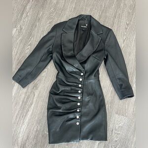 Retrofete leather jacket/dress size xs